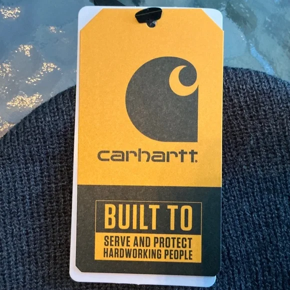 Carhartt Cuffed Beanie Charcoal Heather Gray NWT - Picture 5 of 8